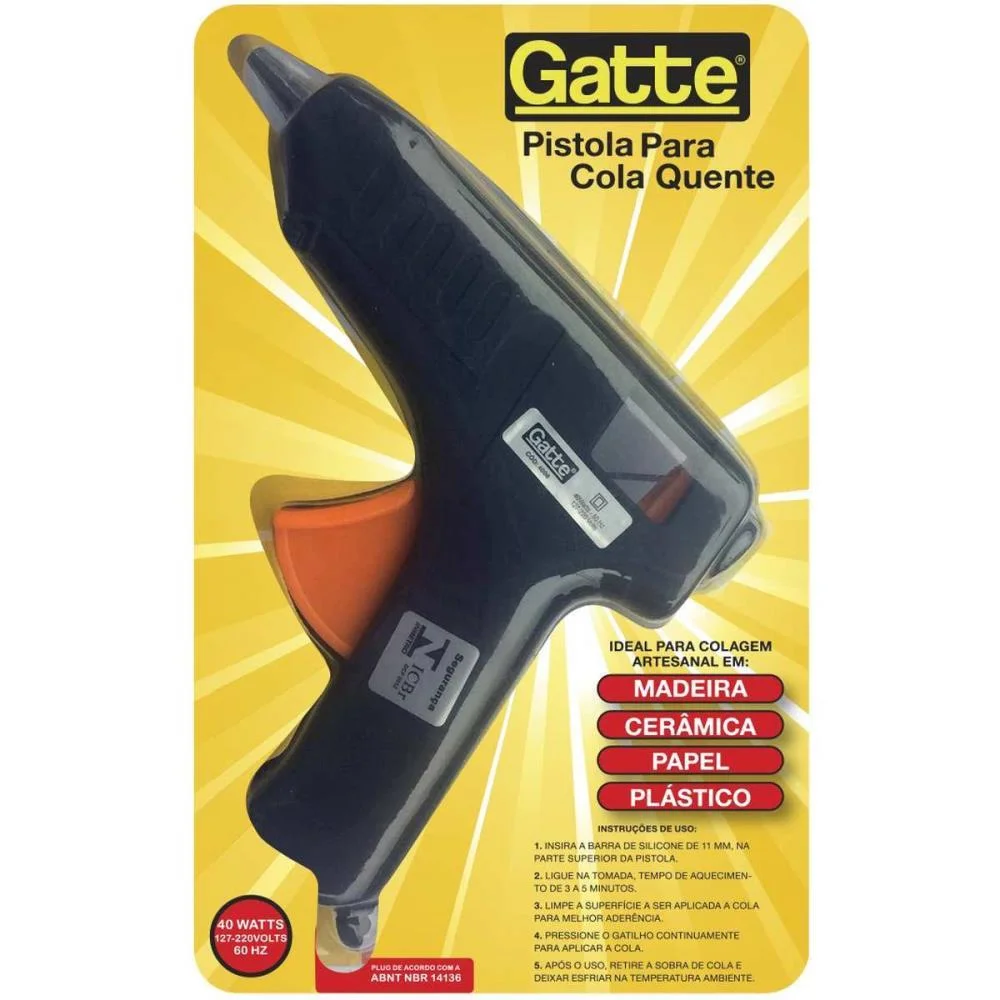 Pistola De Cola Quente 40W Bivolt Grande Pt. Make+ (Unidade) - imagem 2