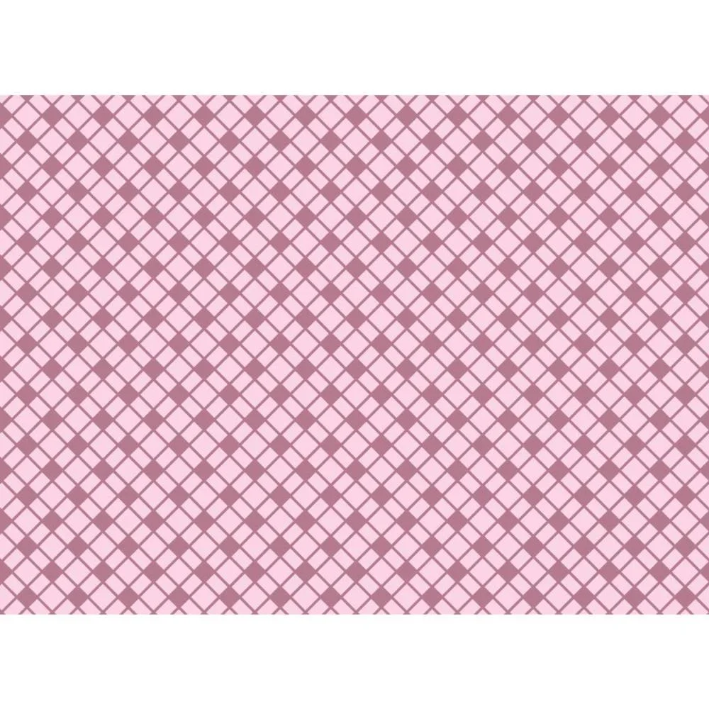 Placa Em Eva Estampado 60X40Cm Xadrez Rosa 2Mm Make+ (Pct.c/05) - imagem 2