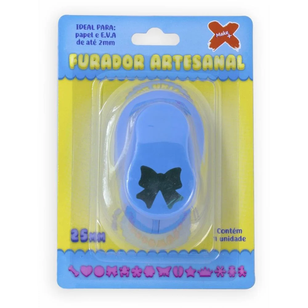 Furador Papel E Eva Jumbo Laco 25Mm Make+ (Unidade) - imagem 2