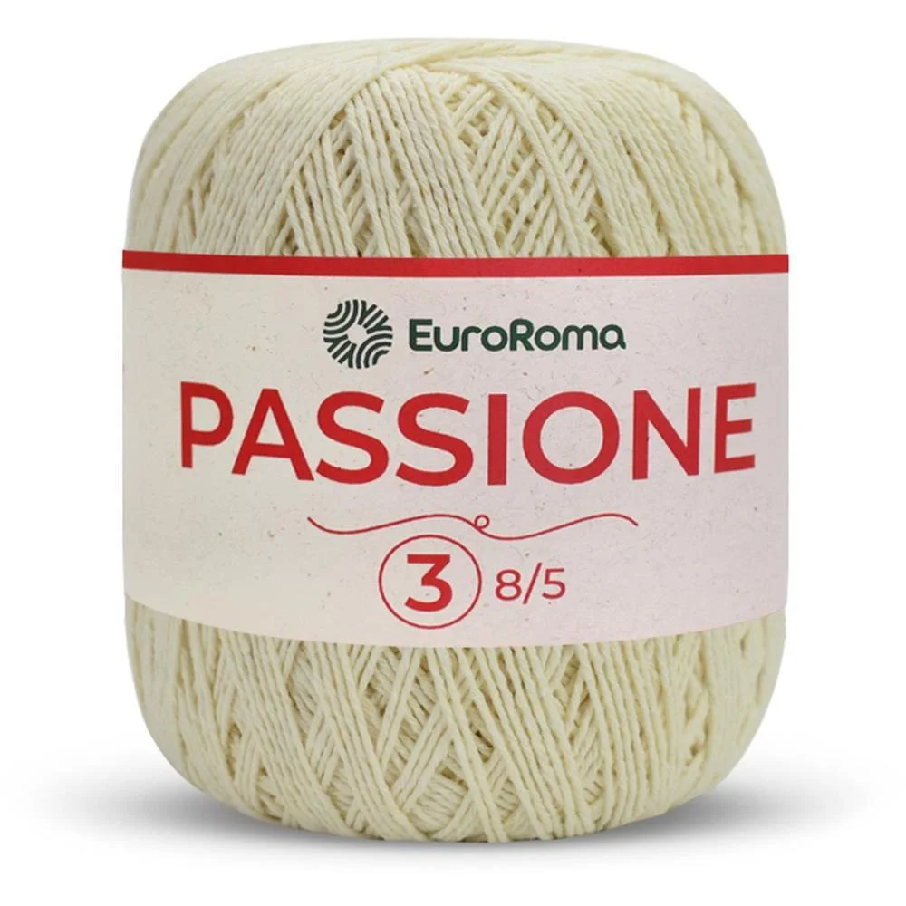 Barbante Colorido Passione 150G 8/5F.396M Cru Euroroma (Unidade) - imagem 3