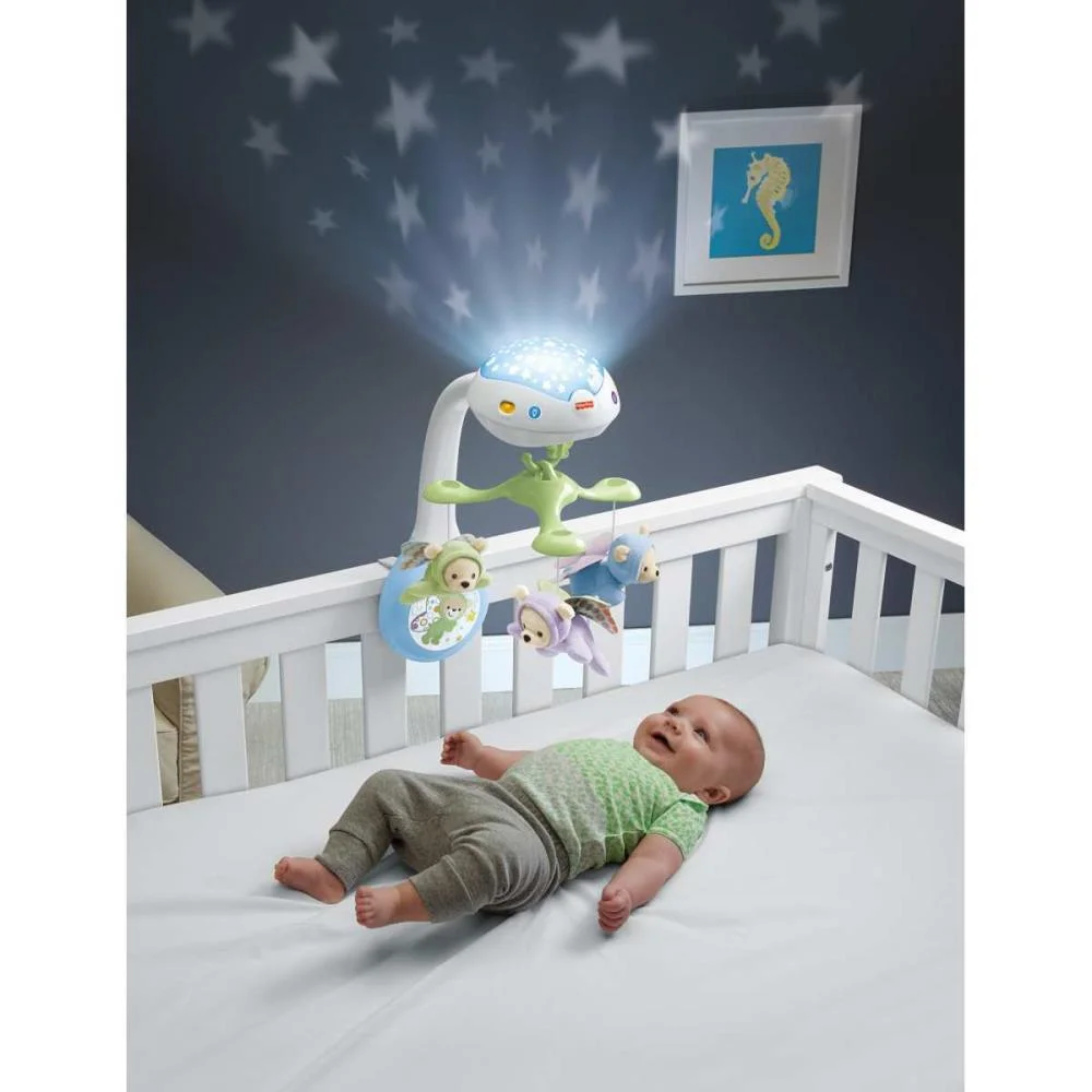 Fisher-Price Newborn Toys Super Mobile Urso Fofinho 3Em1 Mattel (Unidade) - imagem 6