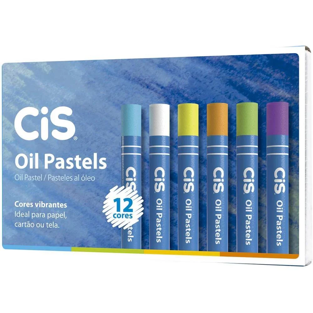 Giz Pastel Oleoso 12Cores Sertic (Estojo) - imagem 3