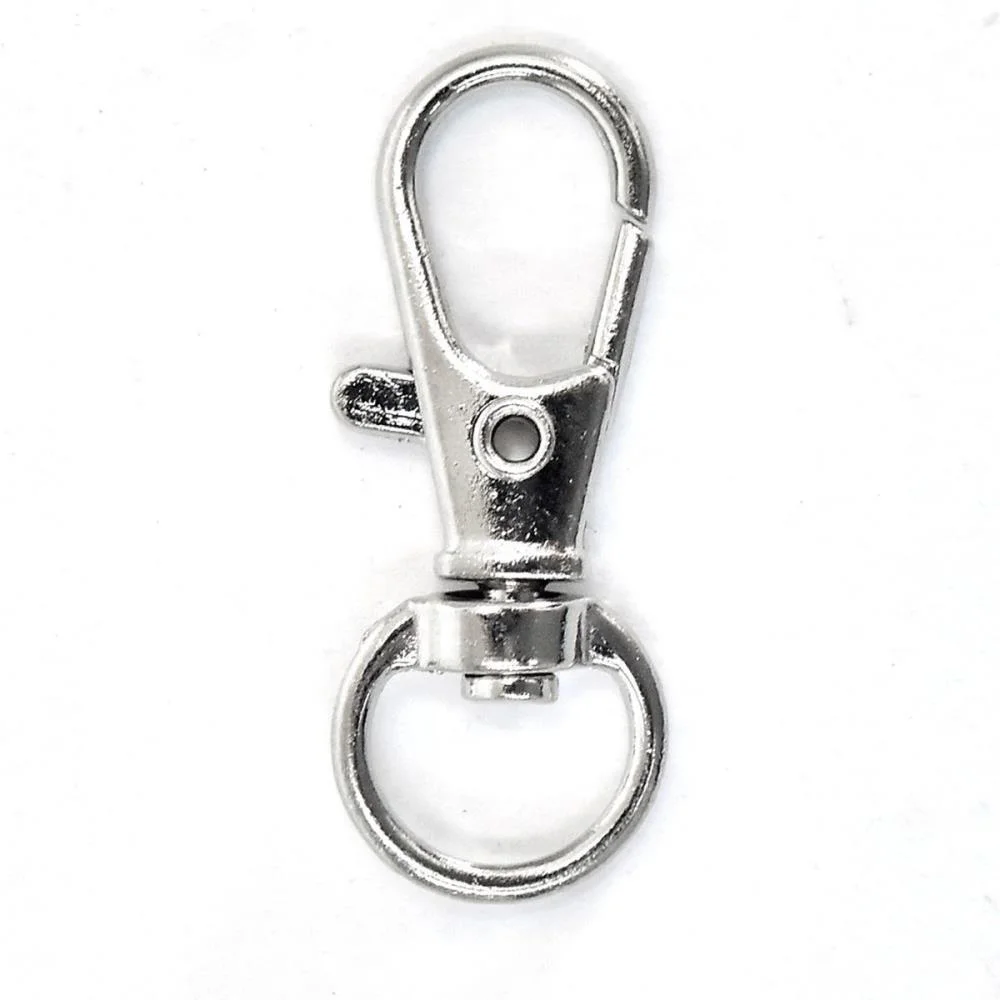Artesanato Mosquetao 32Mm Niquelado Kit (Pct.c/10) - imagem 4