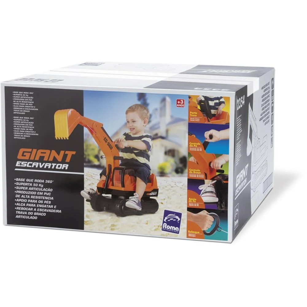 Trator Giant Escavator Ate 50Kg. Roma (Unidade) - imagem 4