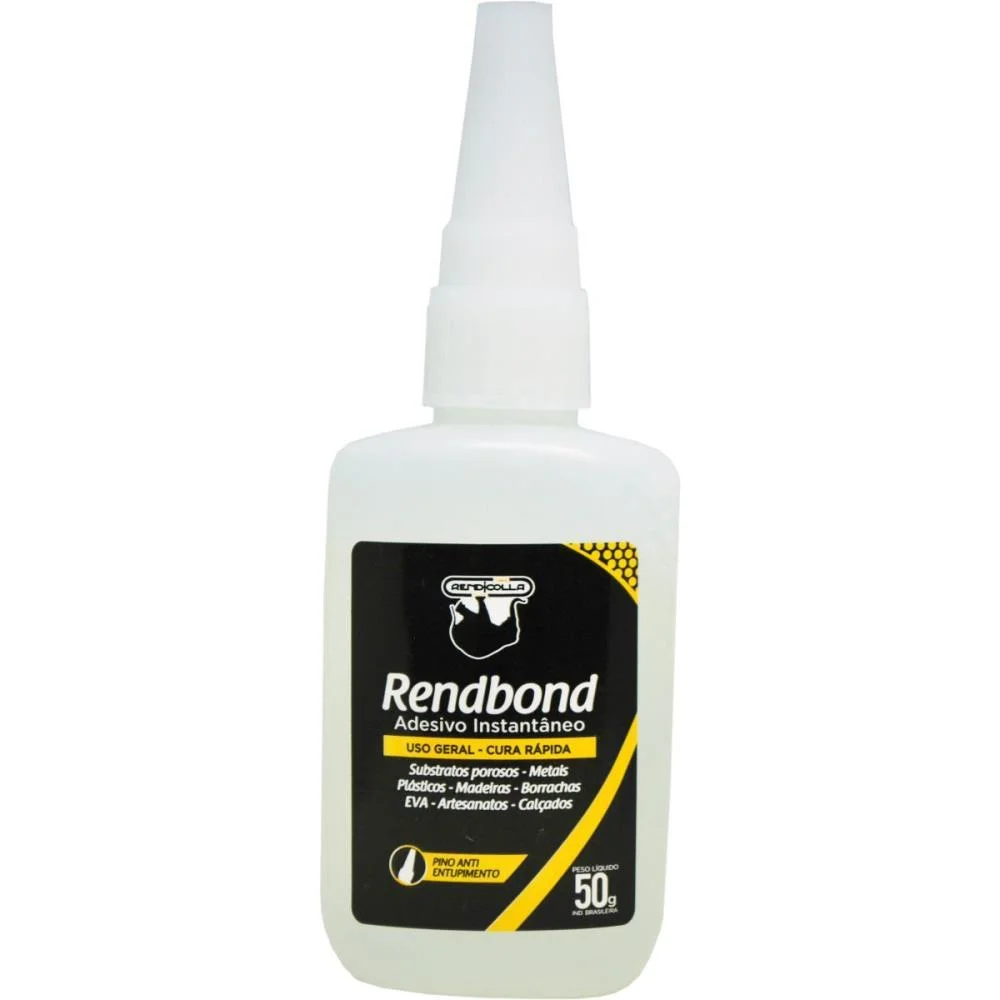 Cola Adesivo Instantaneo Rendbond 02 50Grs. Rendicolla (Unidade) - imagem 2