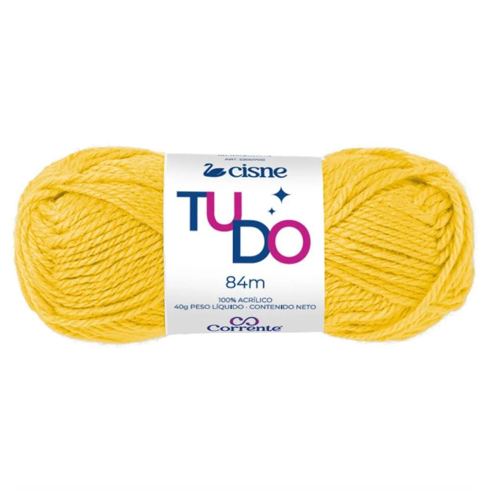 La Trico Cisne Tudo 00168 40G Amarelo Coats Corrente (Pct.c/05) - imagem 3