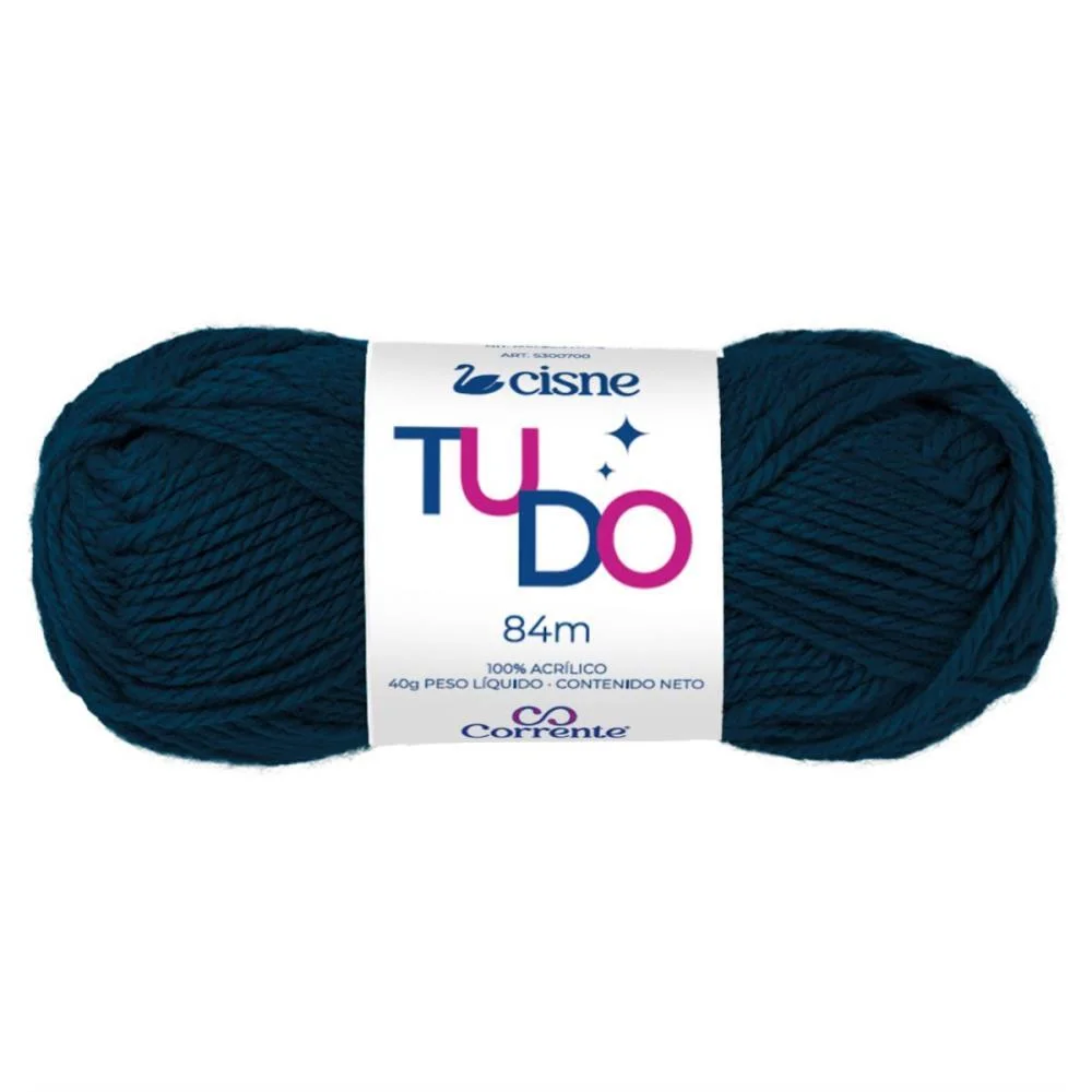 La Trico Cisne Tudo 00608 40G Azul Marinho Coats Corrente (Pct.c/05) - imagem 3