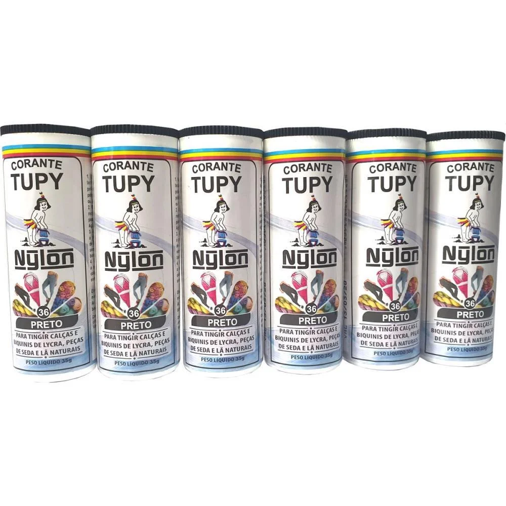 Corante Em Po Preto Tupy Nylon Corantes Tupy (Pct.c/06) - imagem 2