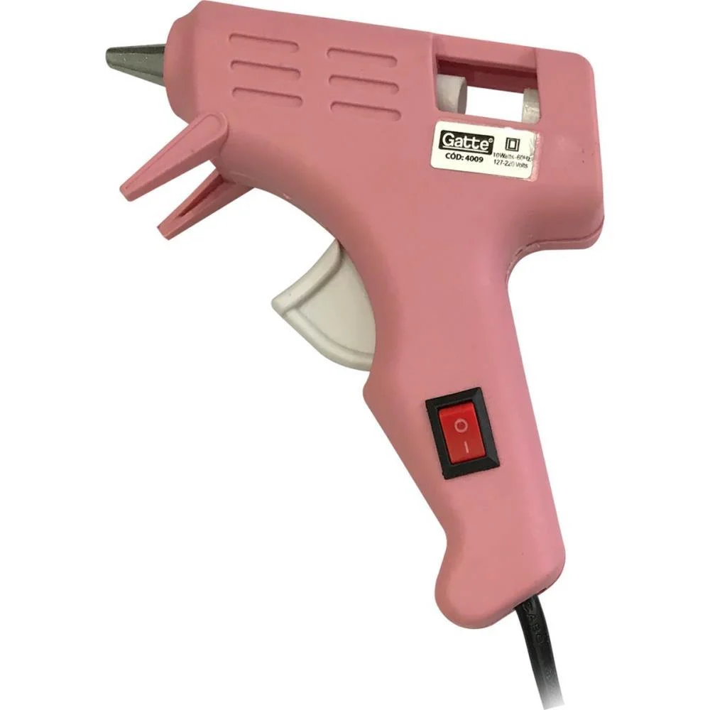 Pistola De Cola Quente 10W Pequena Bivolt Prof. Rosa Make+ (Unidade) - imagem 4