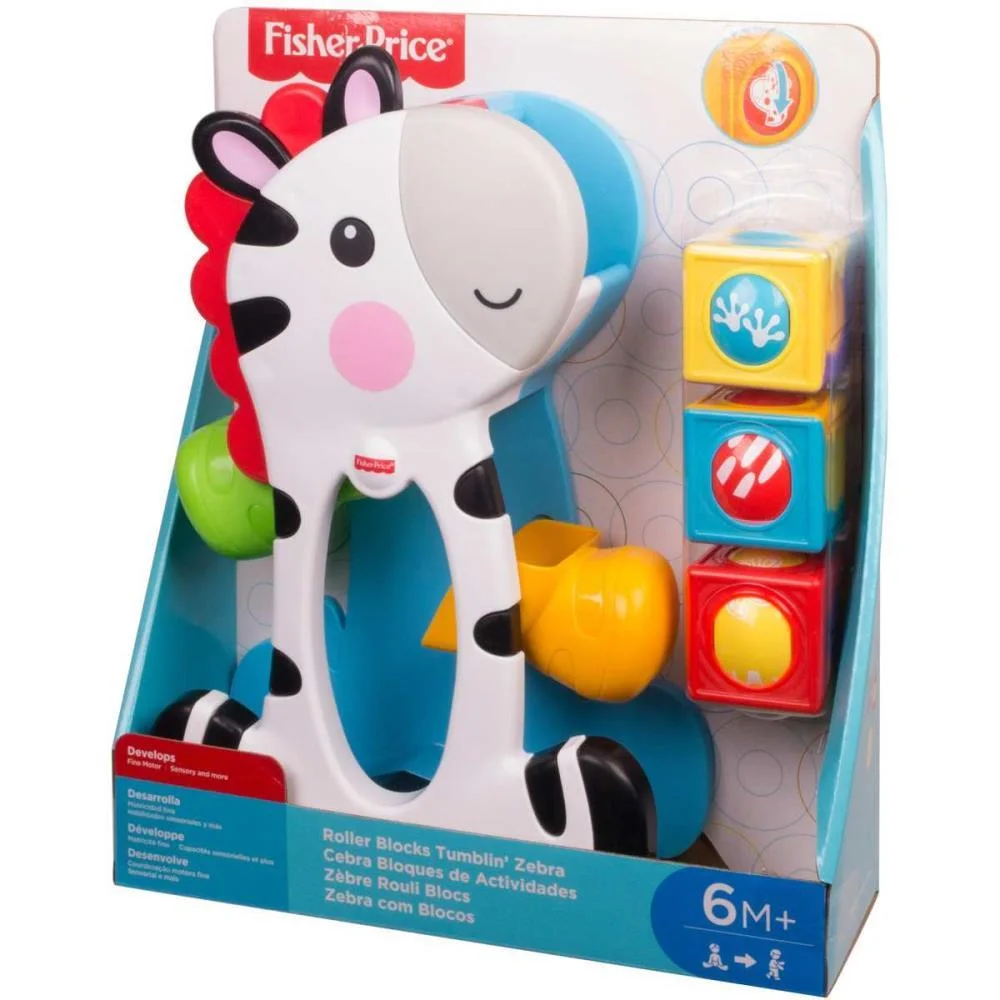 Fisher-Price Infant Zebra Blocos Surpresa Mattel (Unidade) - imagem 2