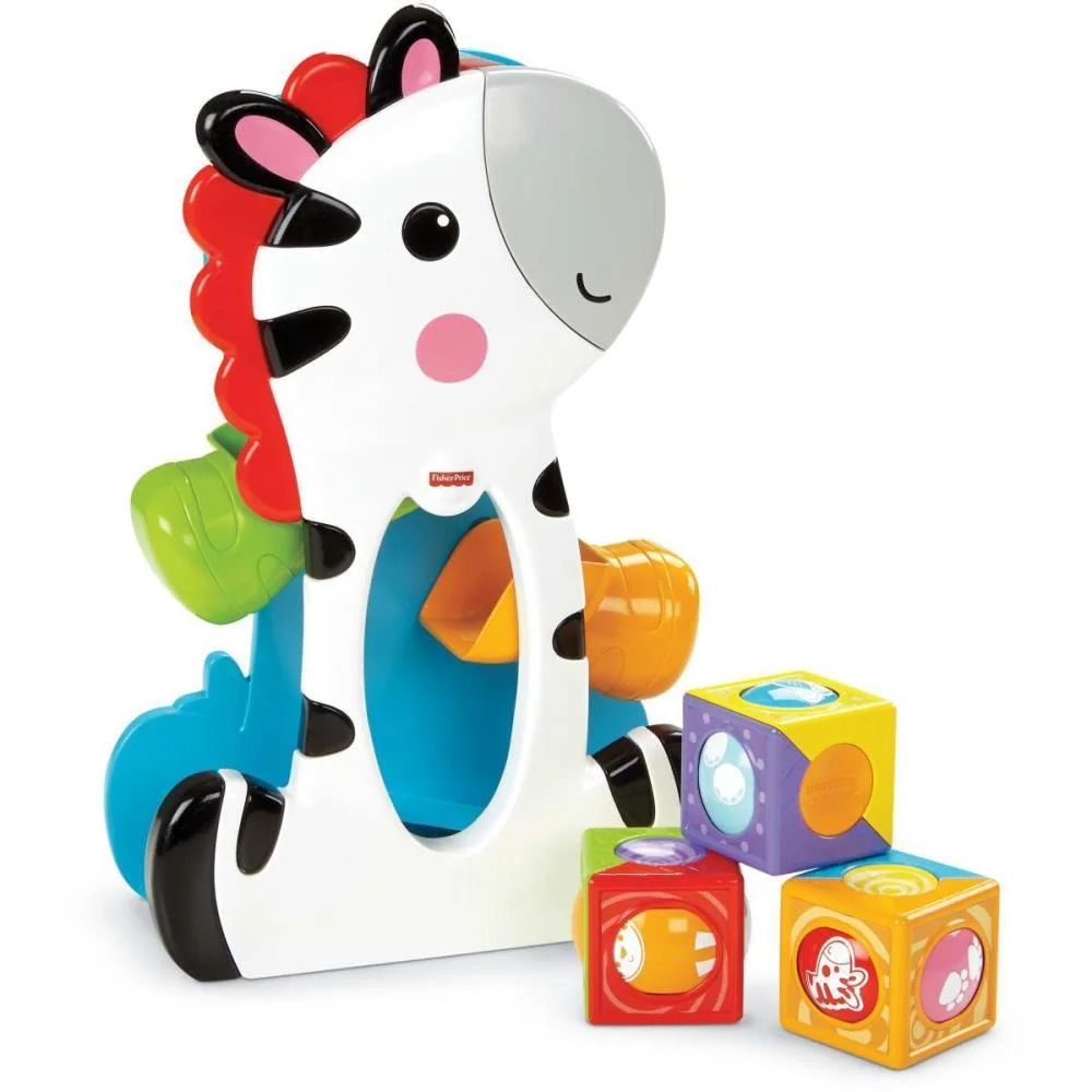 Fisher-Price Infant Zebra Blocos Surpresa Mattel (Unidade) - imagem 3