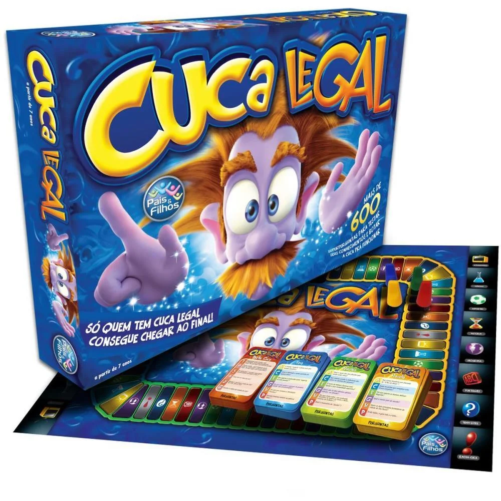 Jogo De Tabuleiro Cuca Legal Pais E Filhos (Unidade) - imagem 3