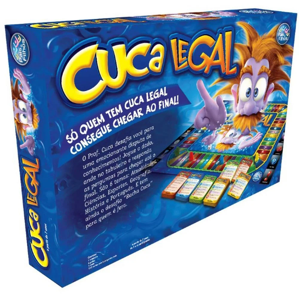 Jogo De Tabuleiro Cuca Legal Pais E Filhos (Unidade) - imagem 5