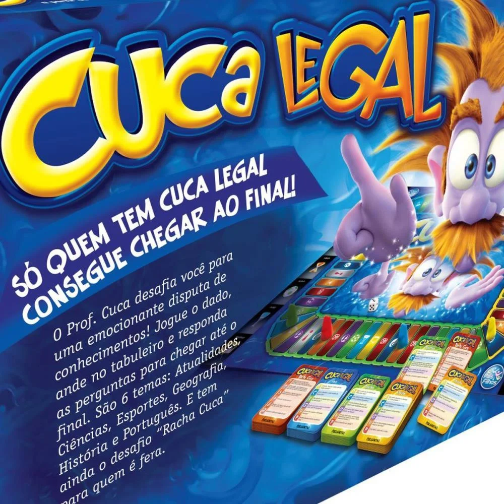 Jogo De Tabuleiro Cuca Legal Pais E Filhos (Unidade) - imagem 6