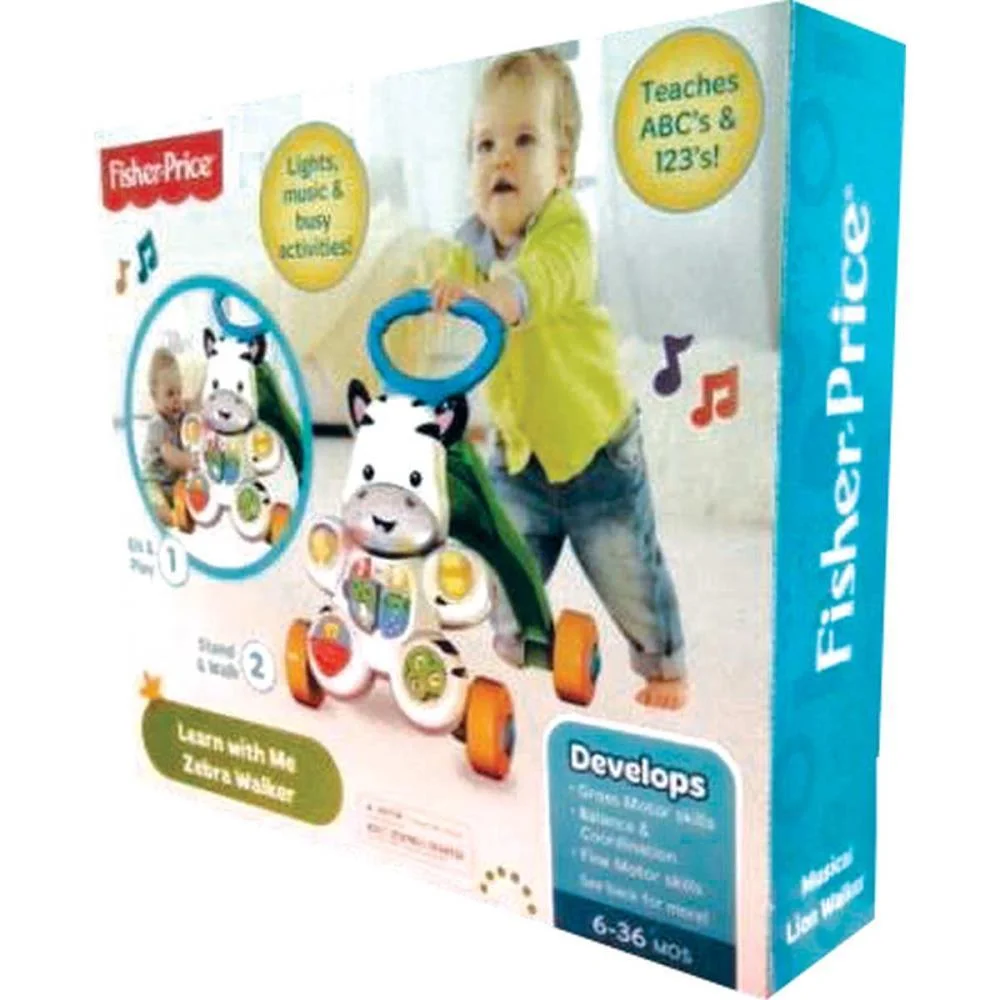 Fisher-Price Infant Andador E Apoiador Zebra Mattel (Unidade) - imagem 6