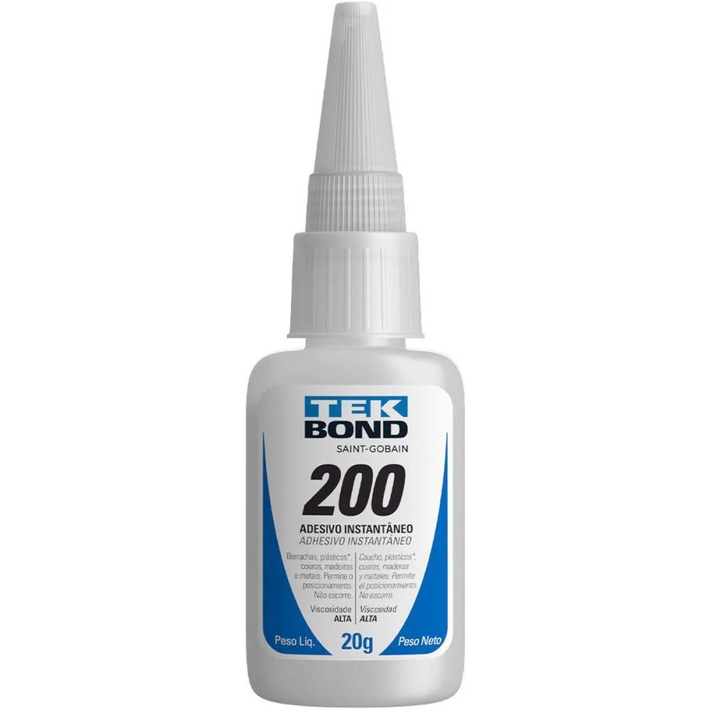 Cola Adesivo Instantaneo 200 20G Tekbond (Cx.c/10) - imagem 4