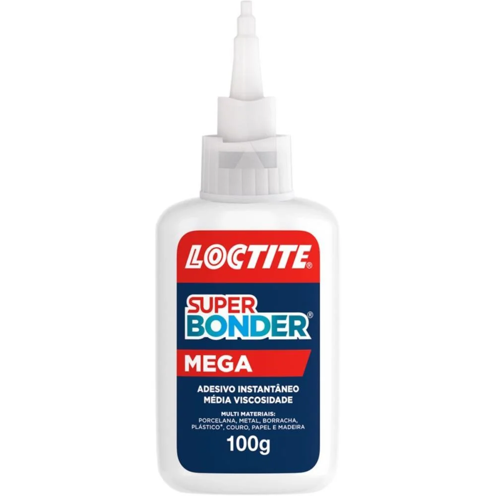 Cola Adesivo Instantaneo Super Bonder Mega 100G Henkel (Unidade) - imagem 4