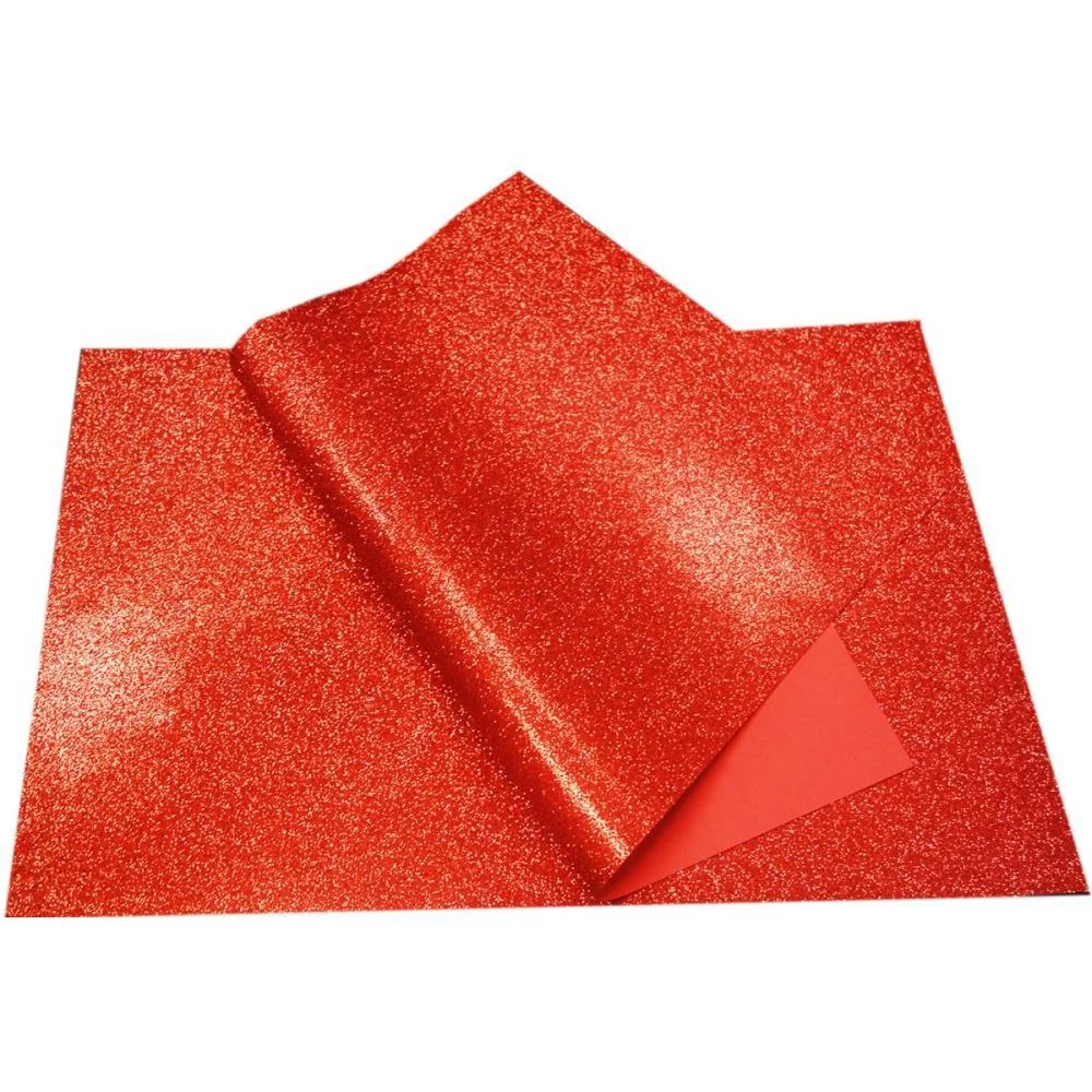 Placa Em Eva 60X40Cm Gliter Vermelho V.m.p. (Pct.c/05) - imagem 3