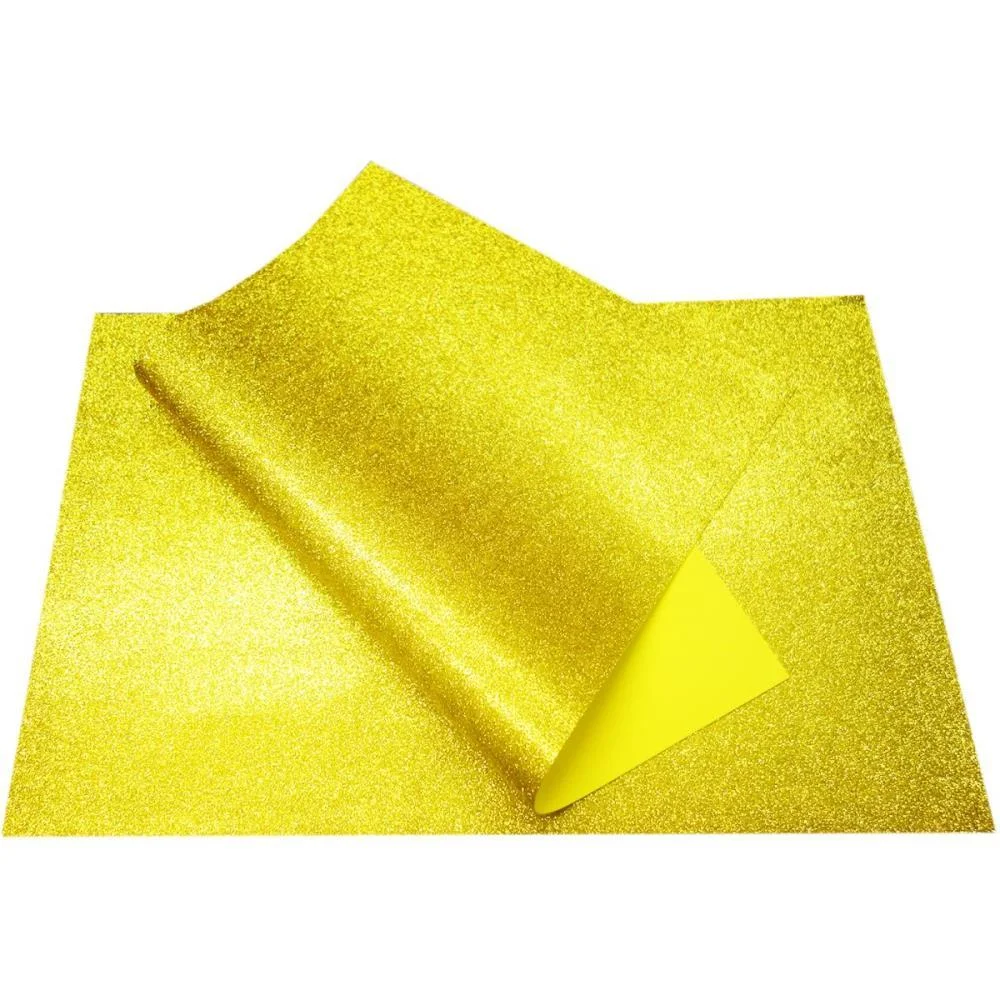 Placa Em Eva 60X40Cm Gliter Amarelo V.m.p. (Pct.c/05) - imagem 2