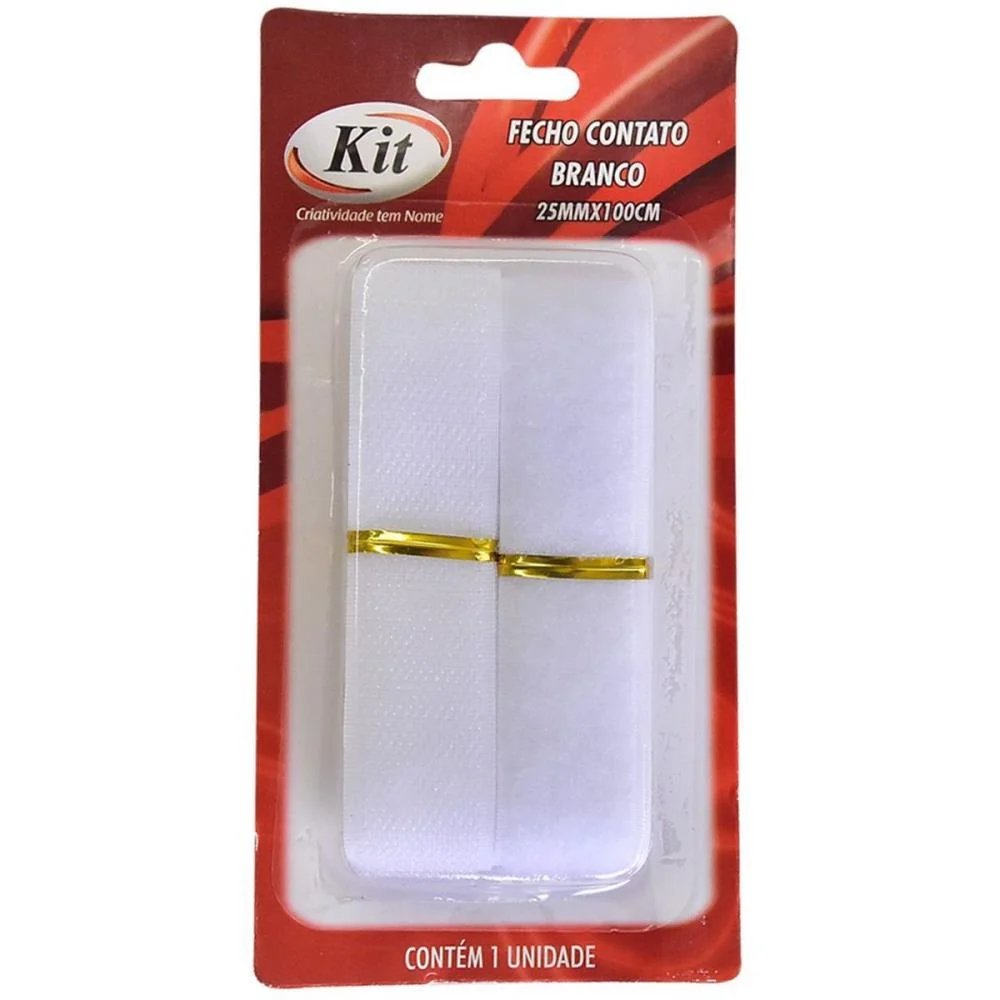 Velcro 25Mmx100Cm Br. Kit (Cartela) - imagem 3