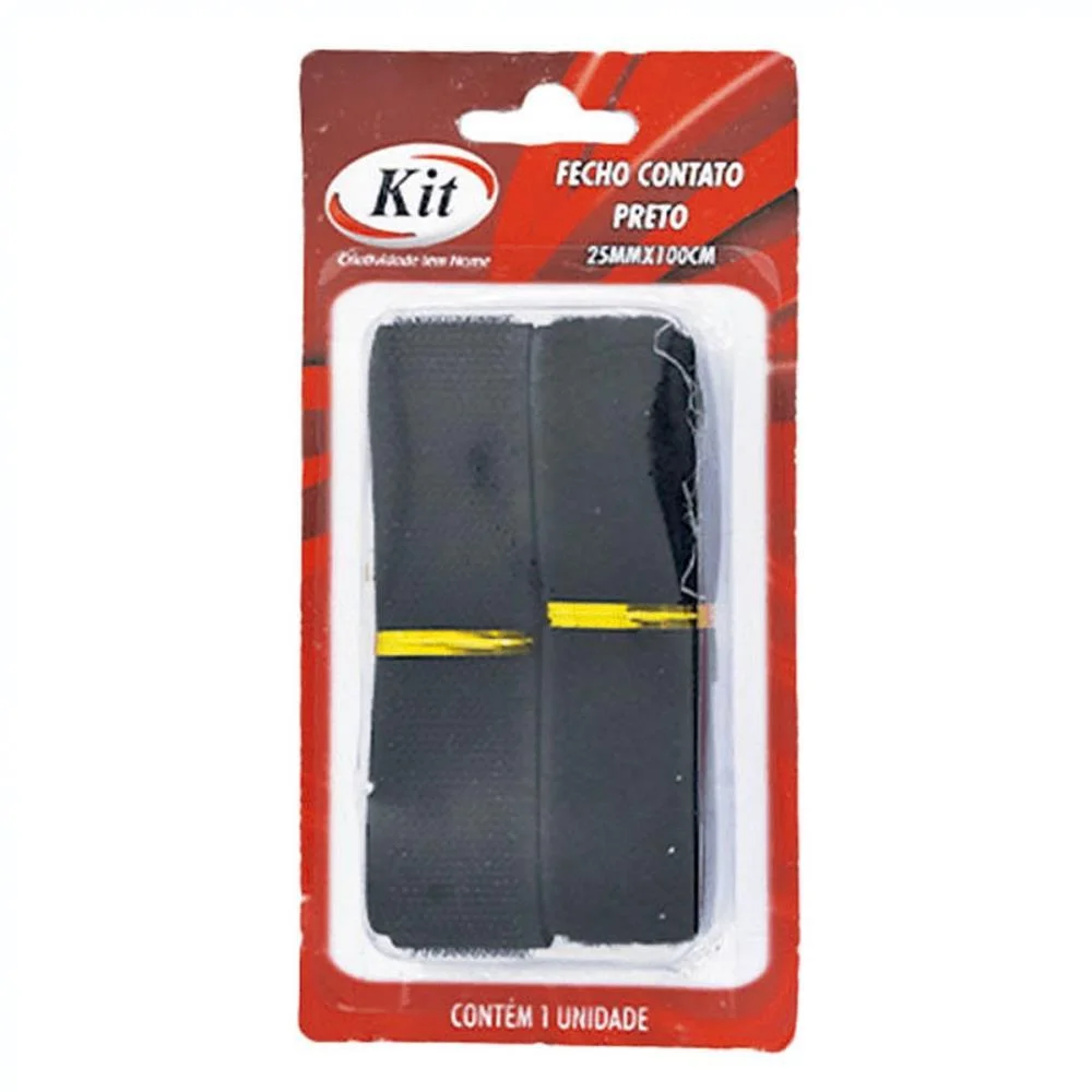 Velcro 25Mmx100Cm Pt. Kit (Cartela) - imagem 2