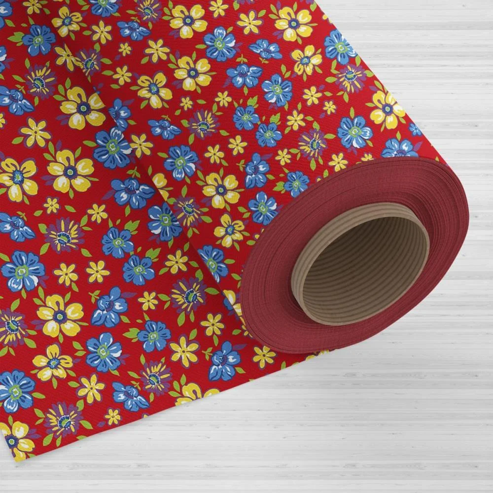 Tnt Estampado 1,40M 40G Chita Vermelho Mewi (Rl-25Mts) - imagem 3