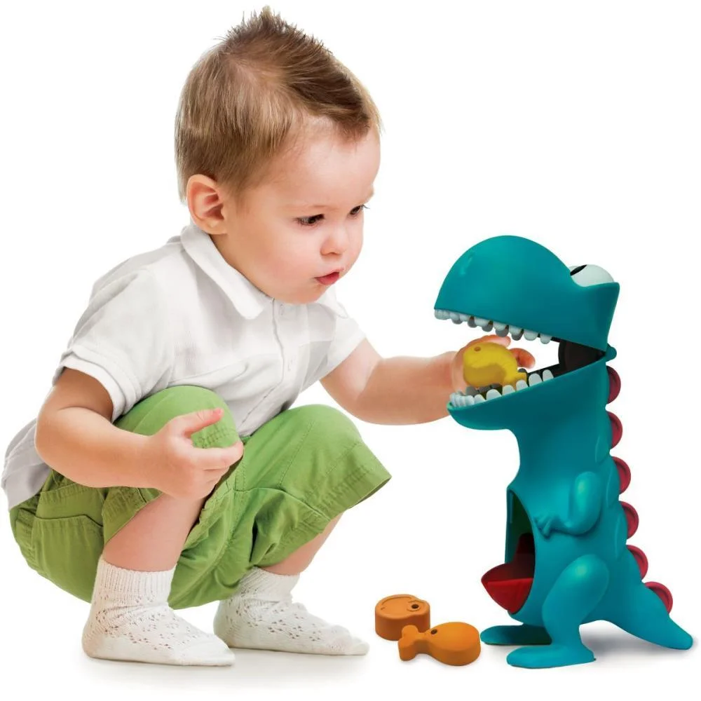 Brinquedo Para Bebe Dino Papa Tudo C/Acessorios Elka (Unidade) - imagem 4