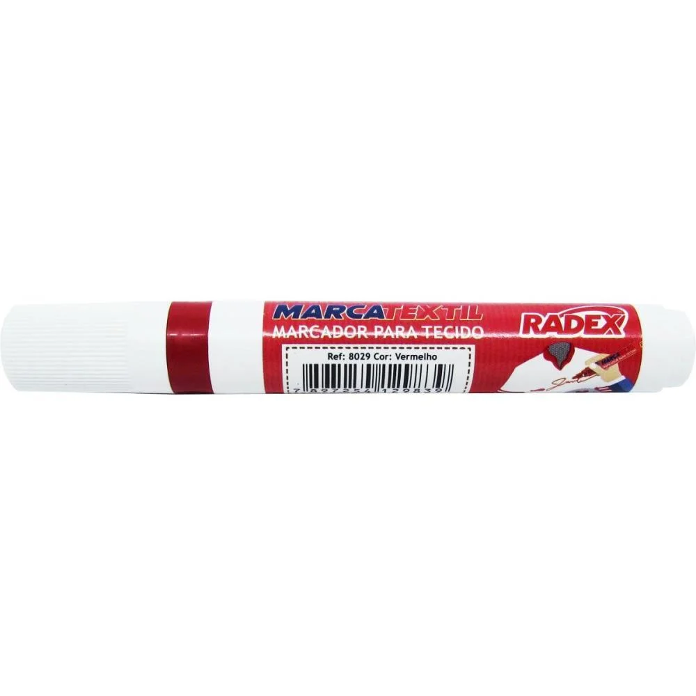 Caneta Para Tecido Marcatextil Vermelha Radex (Cx.c/10) - imagem 4