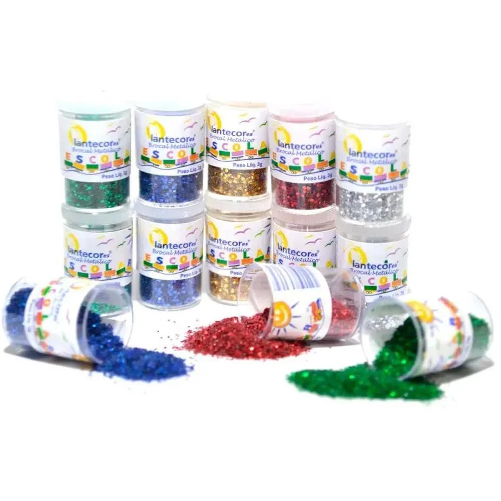 Glitter Pvc Rosa 3G. Lantecor (Pct.c/12) - imagem 4