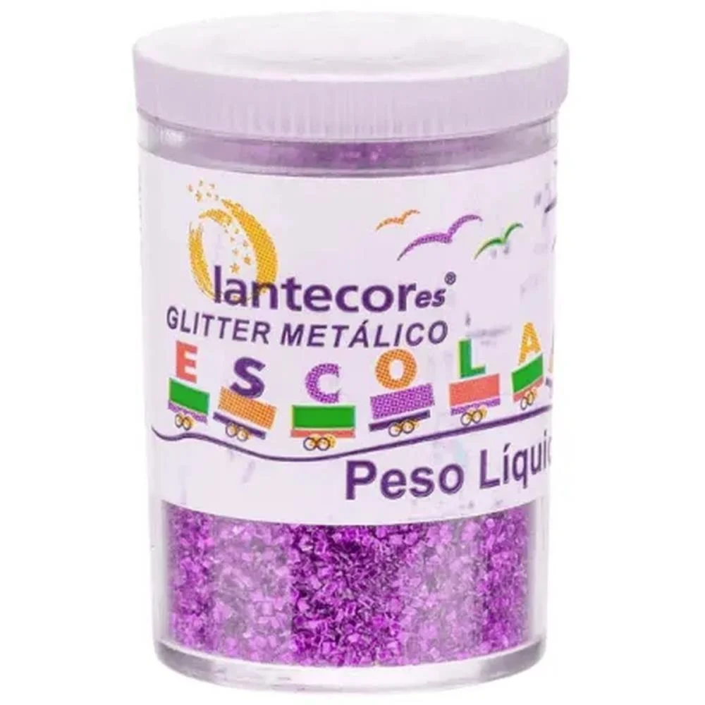 Glitter Pvc Roxo 3G. Lantecor (Pct.c/12) - imagem 2