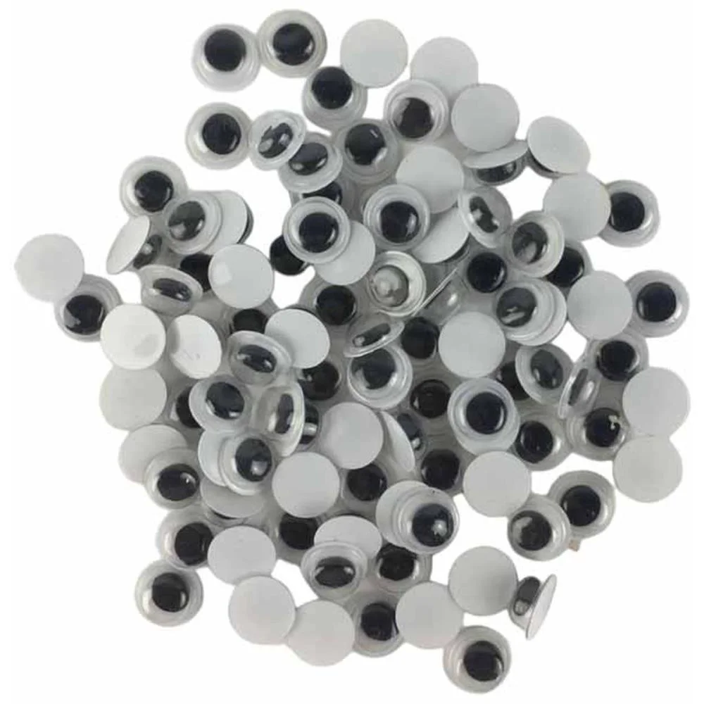 Artesanato Olho Movel 8Mm Preto Art Lille (Pct.c/100) - imagem 5