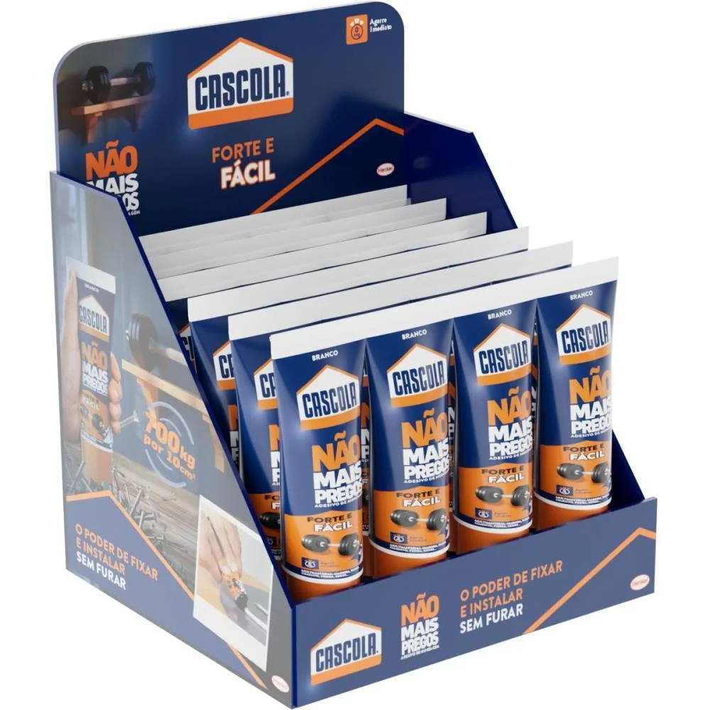 Cola Adesivo Instantaneo Cascola Nao Mais Pregos 85G Henkel (Unidade) - imagem 4