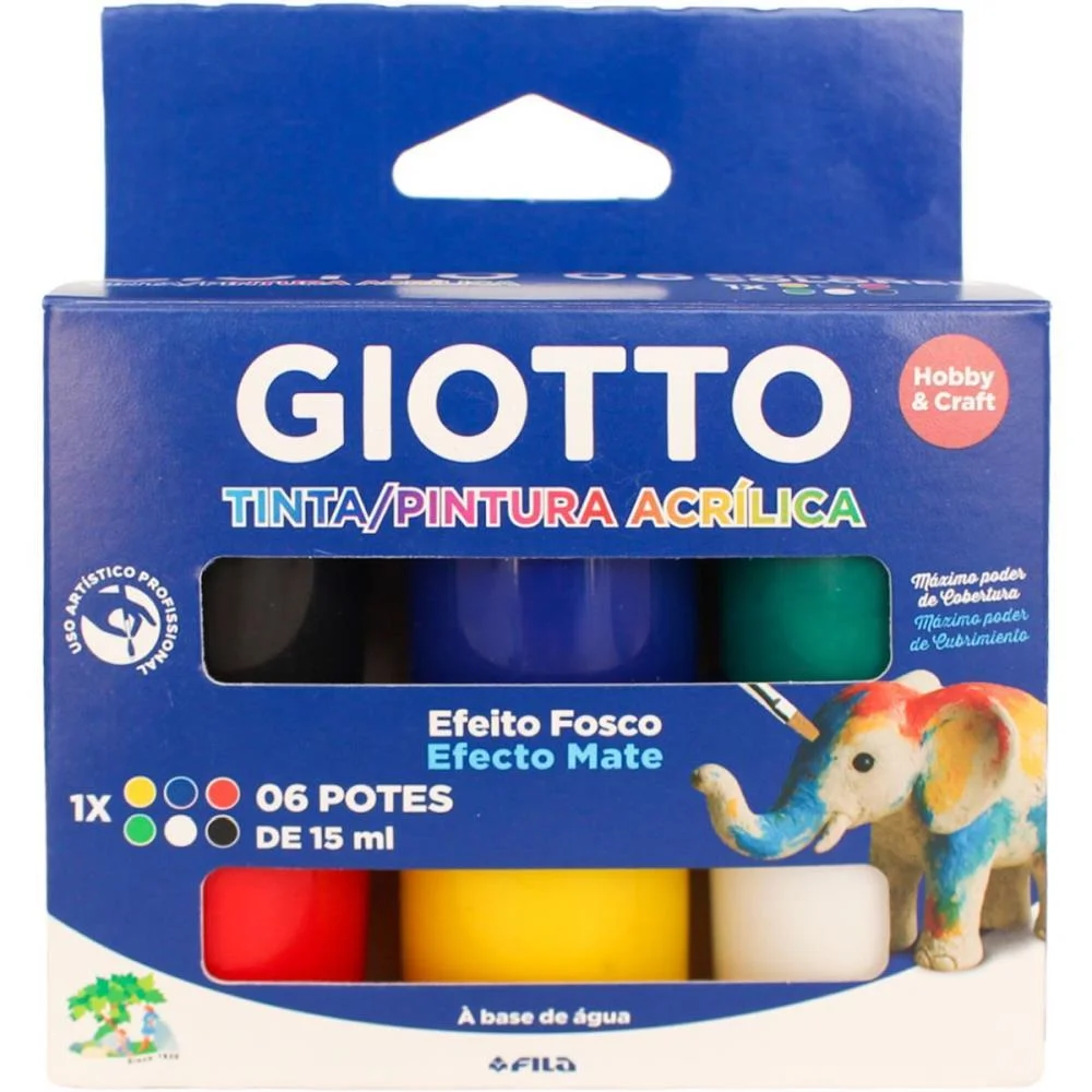 Tinta Acrilica Giotto 15Ml 06 Cores Canson (Unidade) - imagem 3