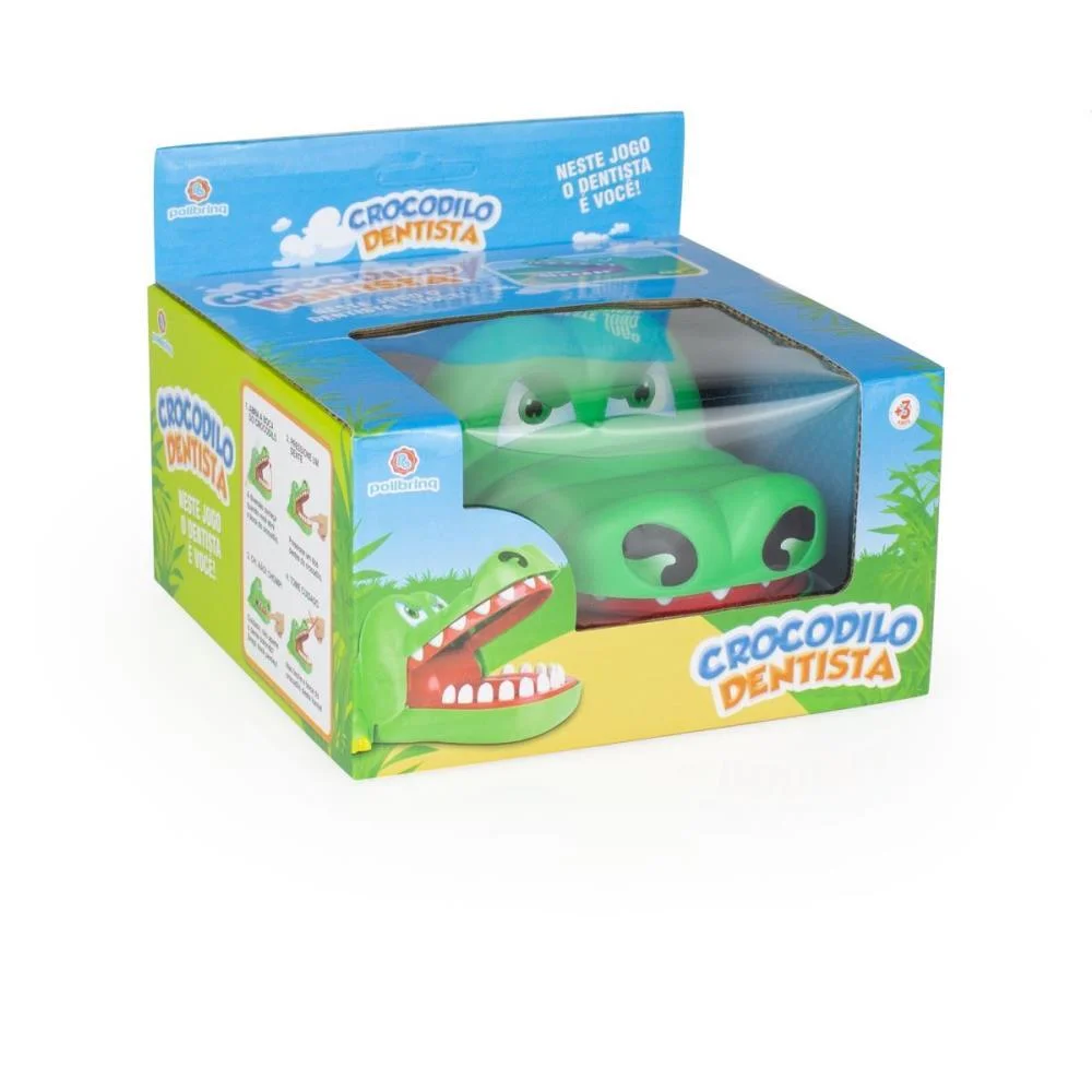 Jogo Diverso Crocodilo Dentista Polibrinq (Unidade) - imagem 5