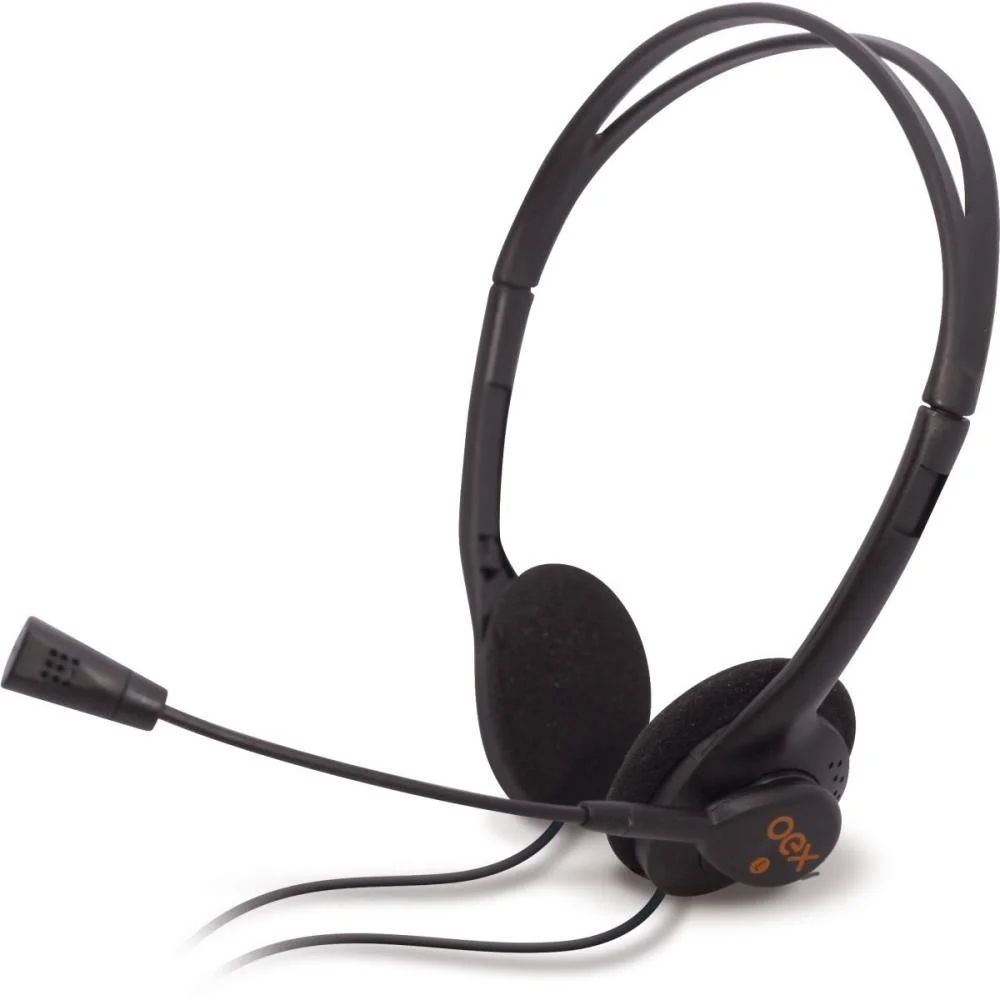 Fone De Ouvido Com Microfone Headset P2 Cabo 1.8M Newex - imagem 2