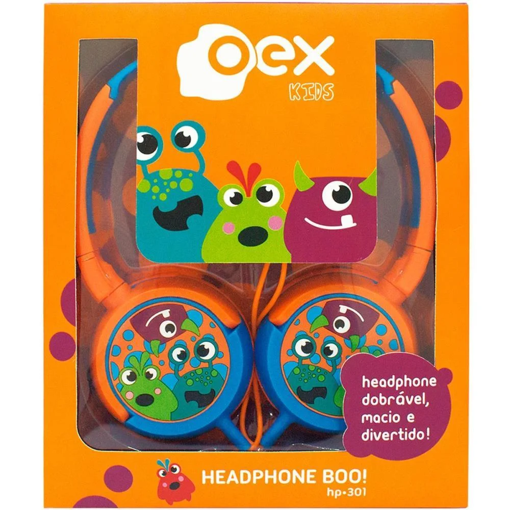 Fone De Ouvido Boo Infantil 15W Cabo 1,2M Newex - imagem 3