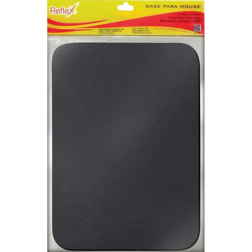 Mouse Pad Tecido Emborrachado Cinza Reflex (Unidade) - imagem 4