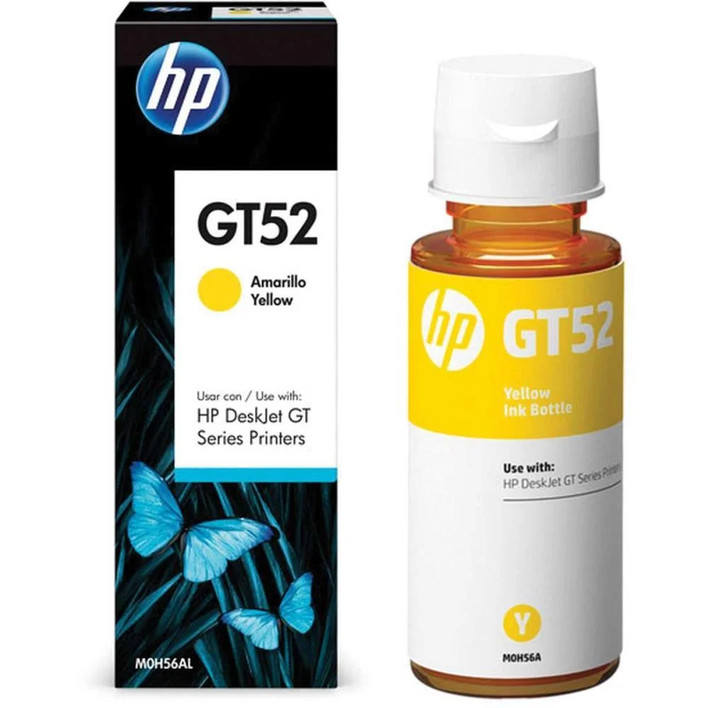 Refil De Tinta Hp Gt52 Amarelo 70Ml Hp (Unidade) - imagem 3