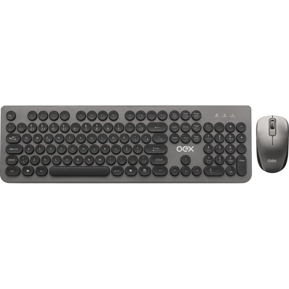 Kit Perifericos Pop+ Tecl+Mouse S/Fio Chumbo Newex (Kit) - imagem 4