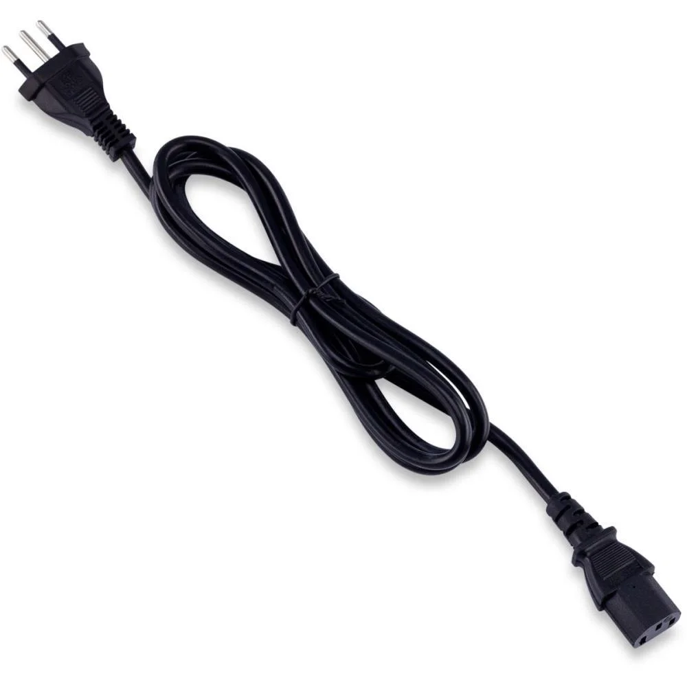Cabo De Forca Tripolar 1,80M P/ Pc / Monitor Force Line - imagem 2