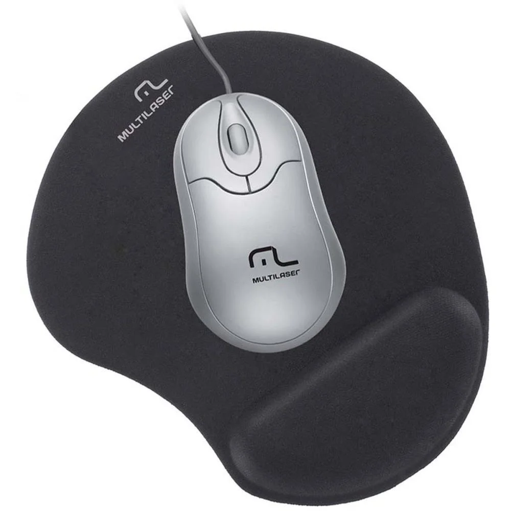 Mouse Pad Gel Grande Preto Multi (Unidade) - imagem 3