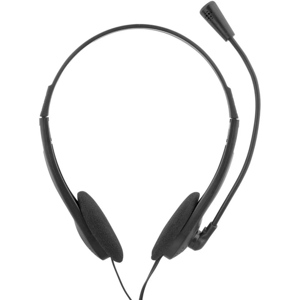 Fone De Ouvido Com Microfone Headset Office 10 Preto Bright - imagem 4