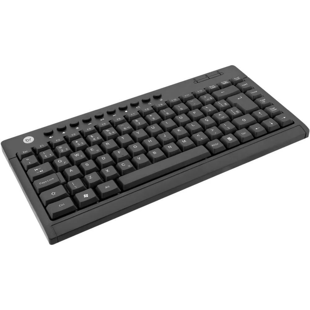 Teclado Usb Multimidia Mini Preto Bright (Unidade) - imagem 2