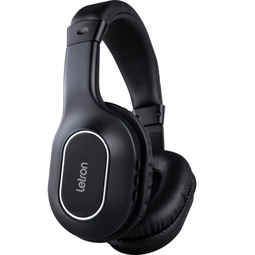 Fone De Ouvido Bluetooth Letron Headphone Beat S/Fio Pt Leonora - imagem 2