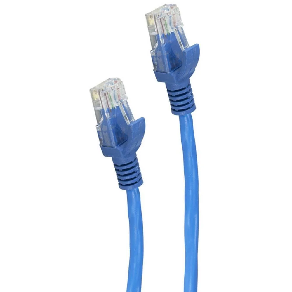Cabo De Rede Patch Cord Cat6/Utp 5M. Azul Flex - imagem 3