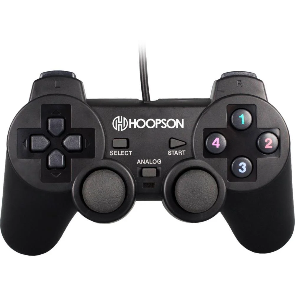 Controle Para Jogo Pc Dual Shock Usb 2.0 Preto Mercoriental - imagem 2