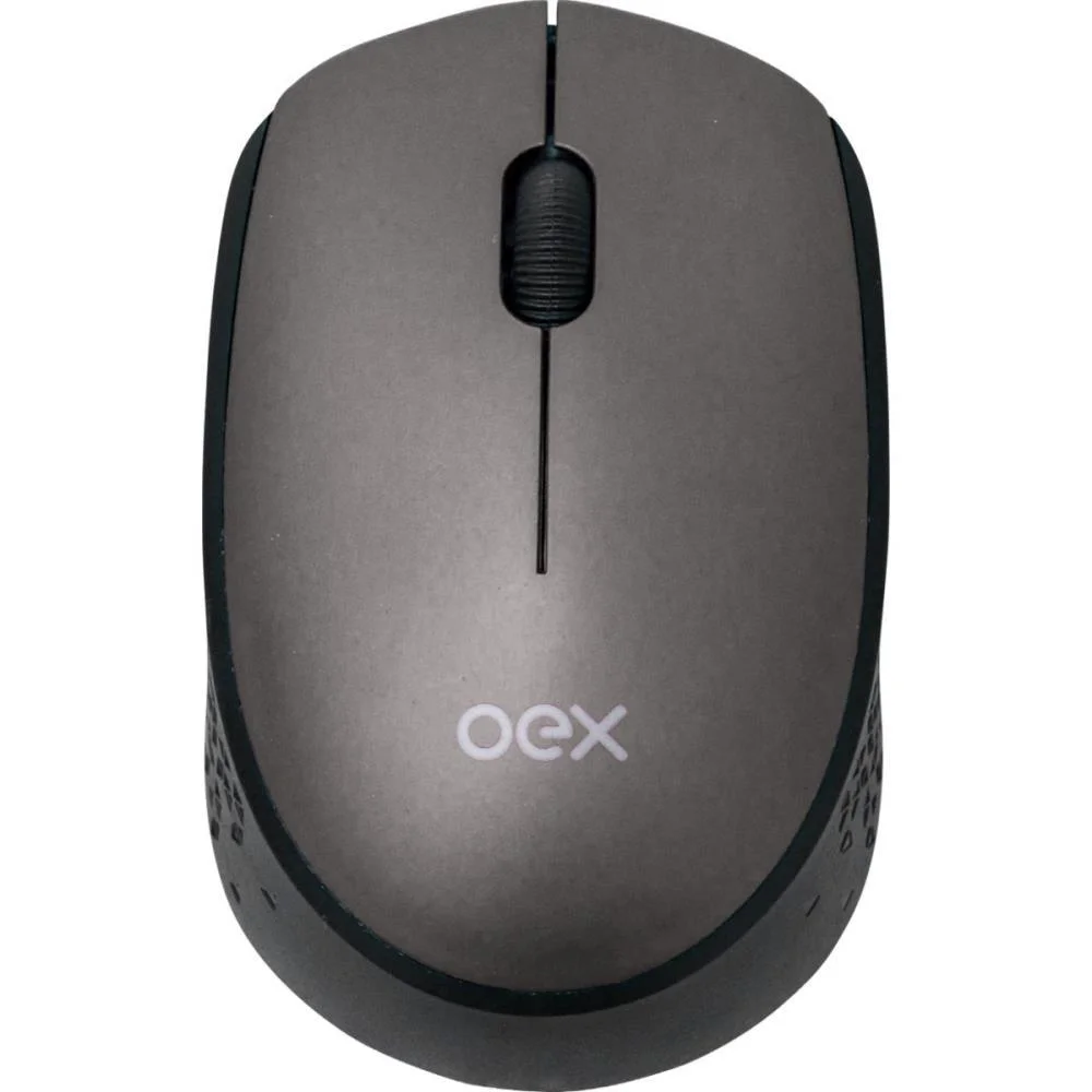Mouse Optico Sem Fio Cosy 1200 Dpi 2,4Ghz Cinza Newex (Unidade) - imagem 2