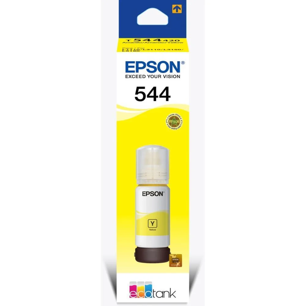 Refil De Tinta Epson 544 Amarelo Epson (Unidade) - imagem 3
