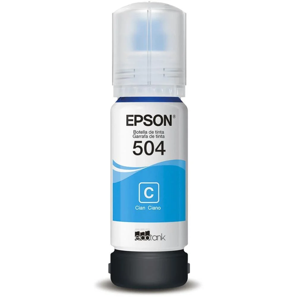 Refil De Tinta Epson 504 Ciano Epson (Unidade) - imagem 3