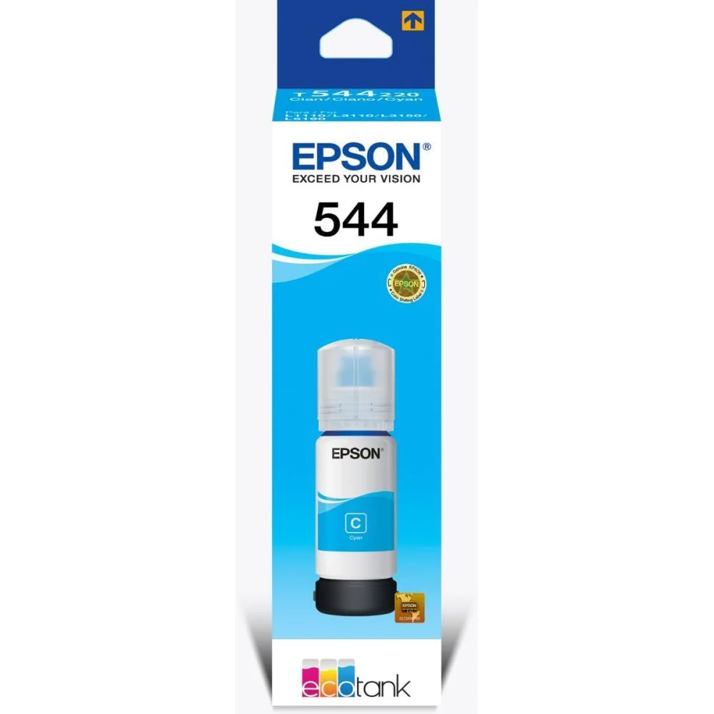Refil De Tinta Epson 544 Ciano Epson (Unidade) - imagem 3